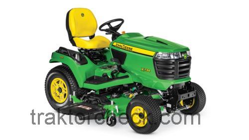 John Deere X734  technische daten 