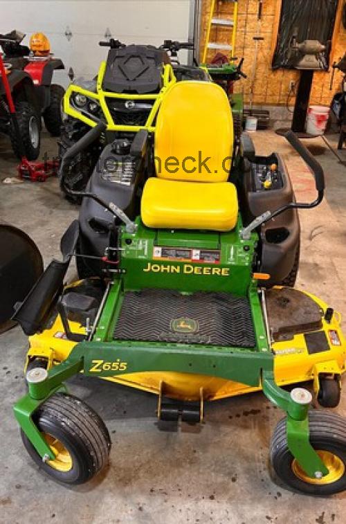 John Deere Z655 technische daten