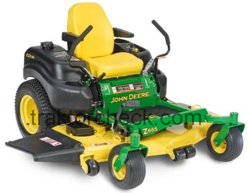 John Deere Z665  technische daten 